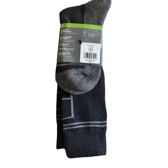 Alinpine Design Heavy Weight Calf Cut Large Men's 8-12 Boot Sock Merino Wool NWT - Picture 3 of 4